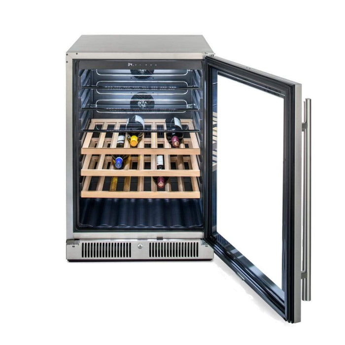 Blaze 24" 5.5 Cu. Ft. Outdoor Rated Glass Door Beverage Cooler