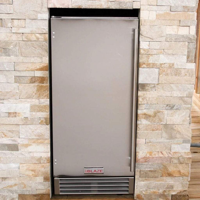 Blaze 50 lbs. 15" Outdoor Rated Ice Maker With Gravity Drain