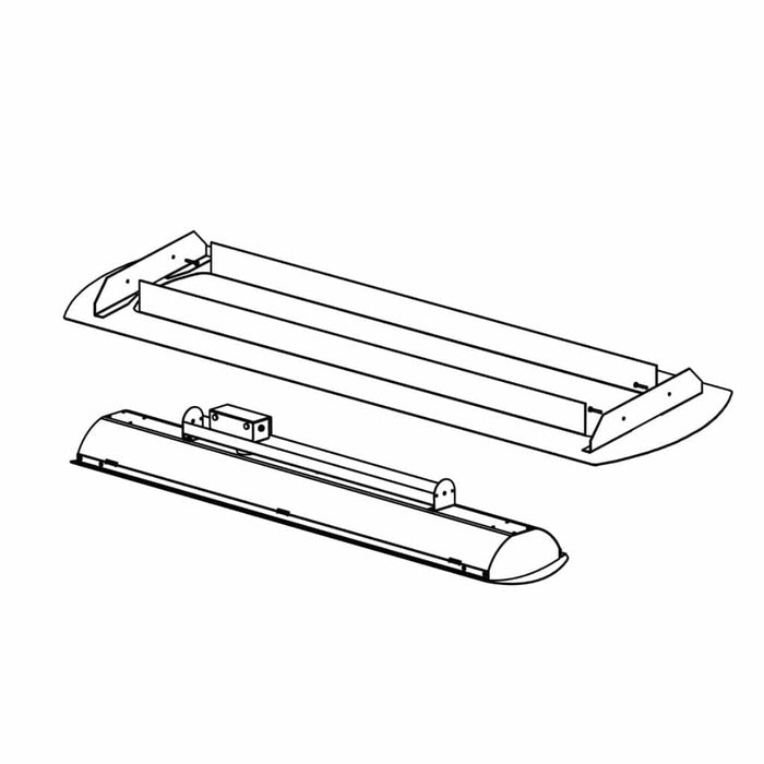 Bromic Heating Ceiling Recess Kit for Tungsten Smart-Heat 2000W & 4000W Electric Heaters