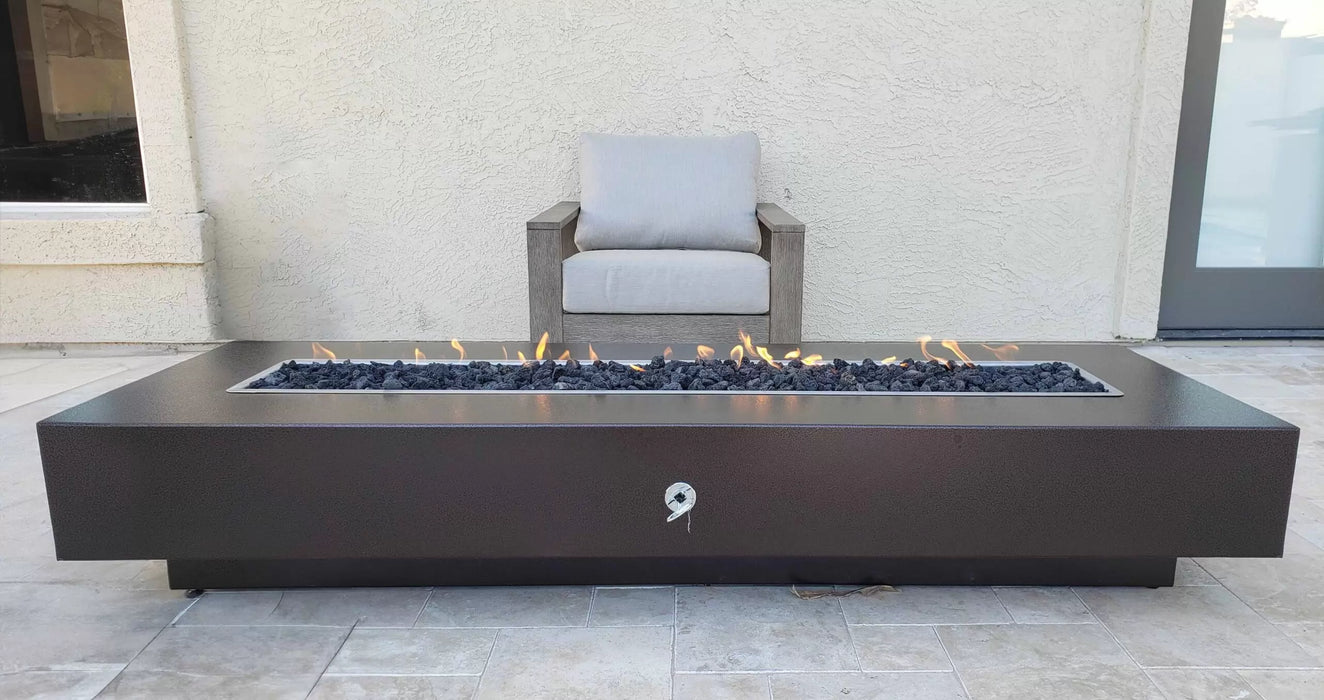 The Outdoor Plus Cabo 66" Linear Metal Fire Pit