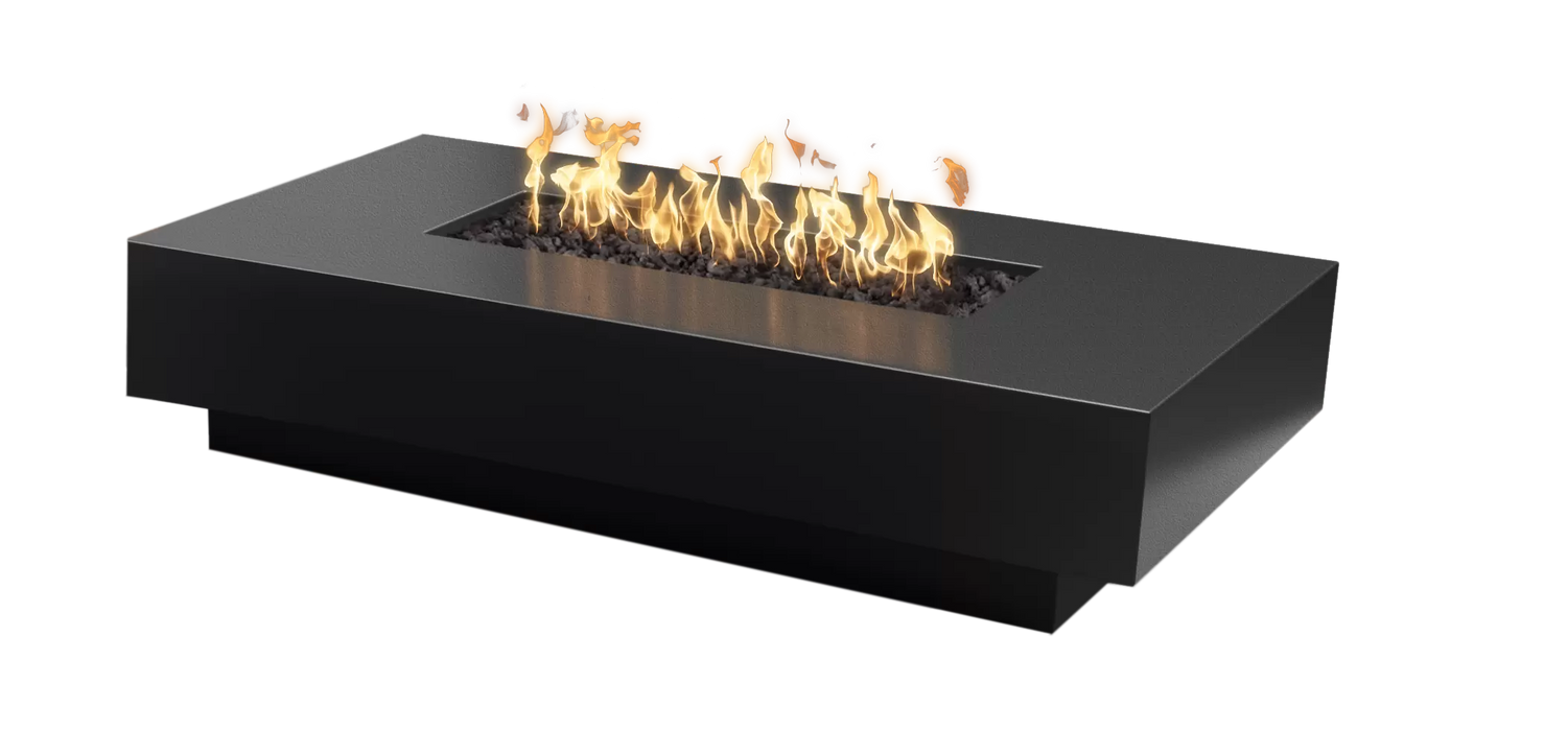 The Outdoor Plus Cabo 56" Linear Metal Powder Coat Fire Pit