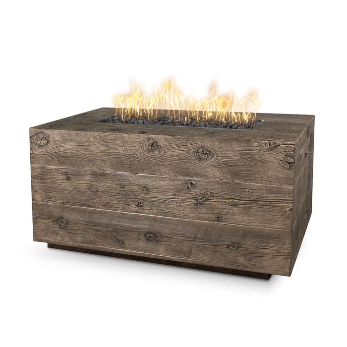 The Outdoor Plus Catalina 96" Rectangle GFRC Wood Grain Fire Pit