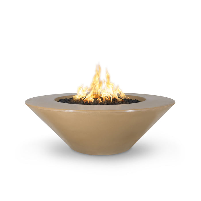 The Outdoor Plus Cazo 48" GFRC Concrete Fire Pit - Wide Ledge