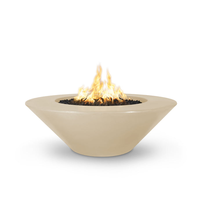 The Outdoor Plus Cazo 48" GFRC Concrete Fire Pit - Wide Ledge