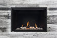 Versatile Montigo DelRay Square 46” fireplace convertible from natural gas.