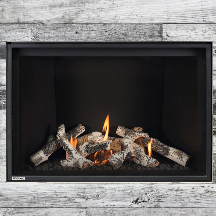 Compact DelRay Square 46” fireplace perfect for modern and retrofit installations