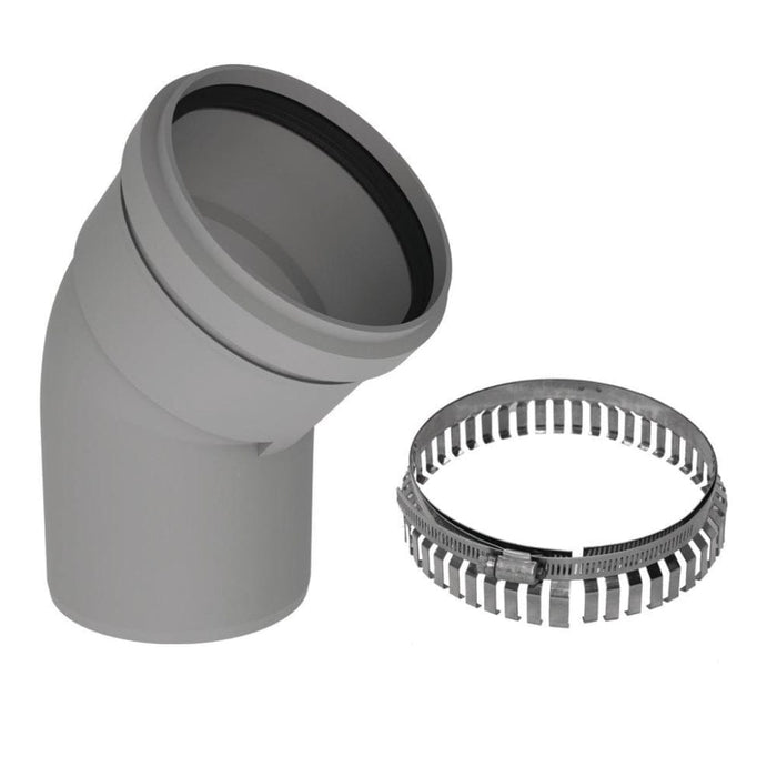 DuraVent 2"-8" Inner Diameter PolyPro 45-Degree Elbow