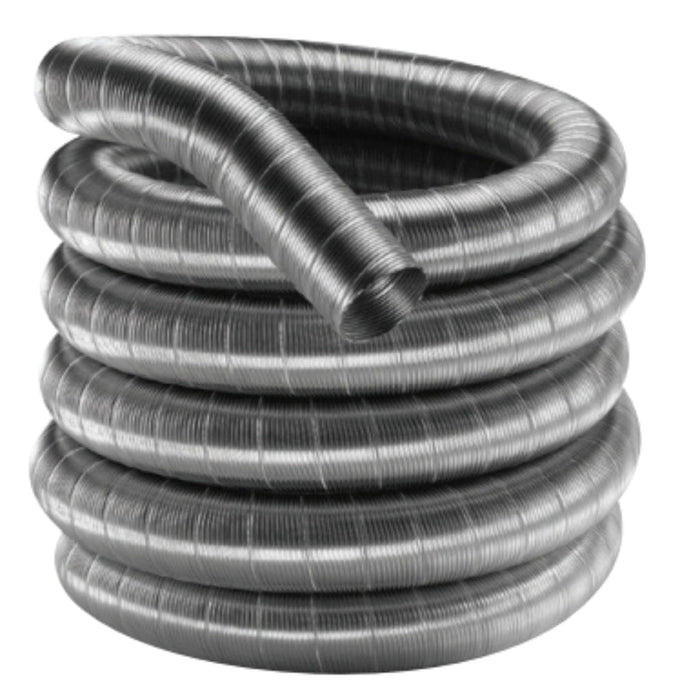 DuraVent 25' Flex Pipe Length DuraFlex 304 Stainless Steel