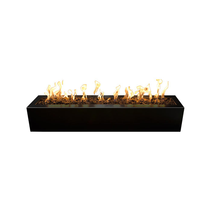 The Outdoor Plus Eaves 60" Rectangular Metal Powder Coat Fire Pit