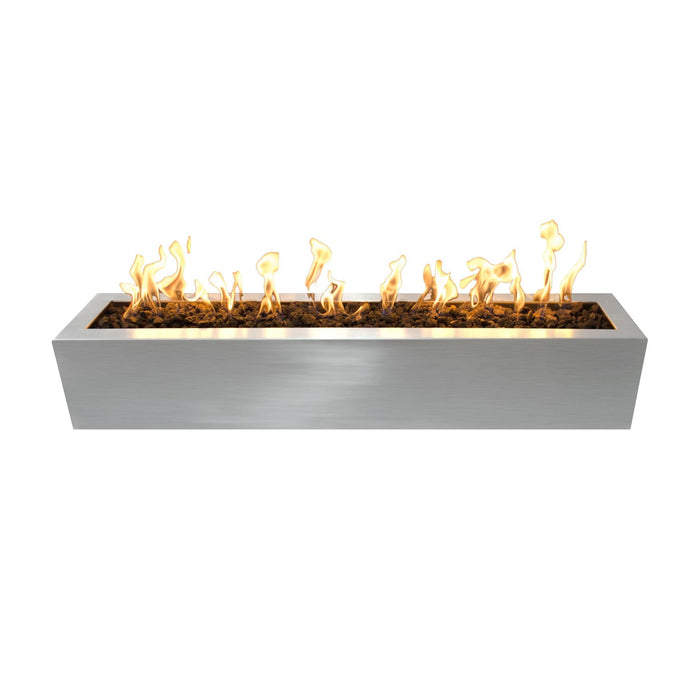 The Outdoor Plus Eaves 72" Rectangular Fire Pit - Metal Collection