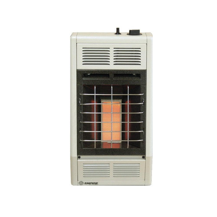 Empire 12" White 10,000 Btu Manual Control Vent-Free Infrared Heater