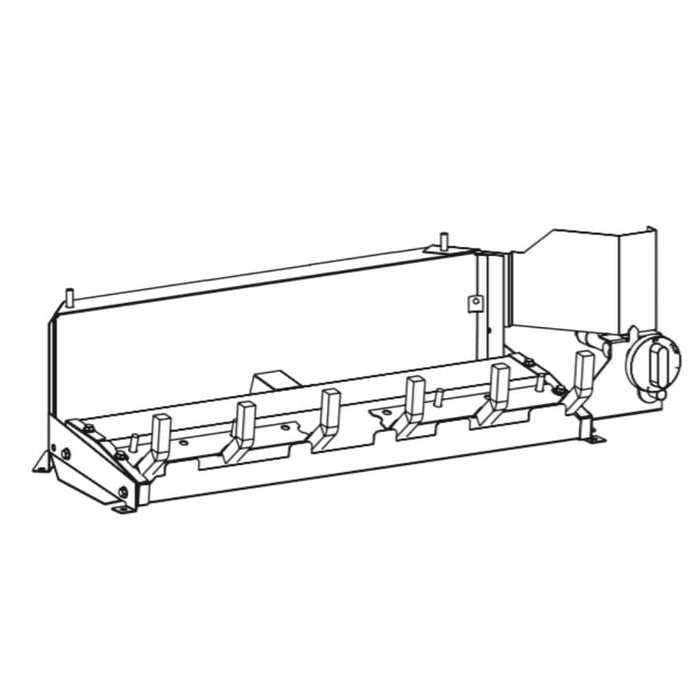 Empire 18"/24"/30" Vent-Free Slope Glaze Gas Burner with Manual Valve (Burner Only)