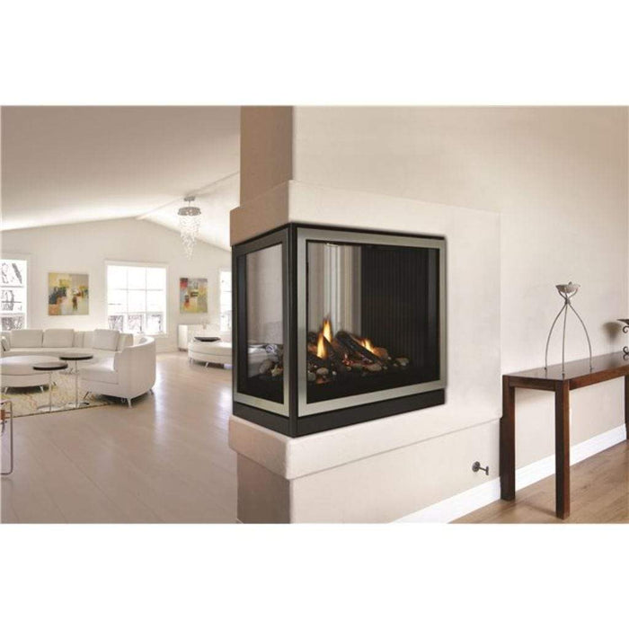 Empire 36" Tahoe Direct-Vent Clean Face Premium Peninsula Fireplace