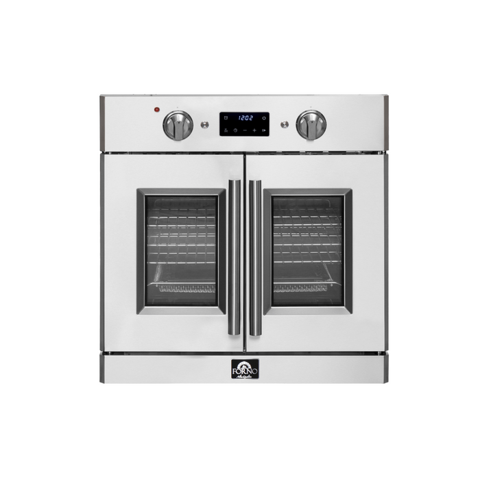 Forno 30" 3.58 Cu. Ft. French Door Electric Wall Oven with Air Fry, Self-Clean and Sous Vide, FBOEL1333-30