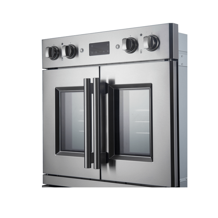 Forno 30" 7.36 Cu. Ft. French Door Double Electric Wall Oven with Air Fry, Self-Clean and Sous Vide, FBOEL1340-30