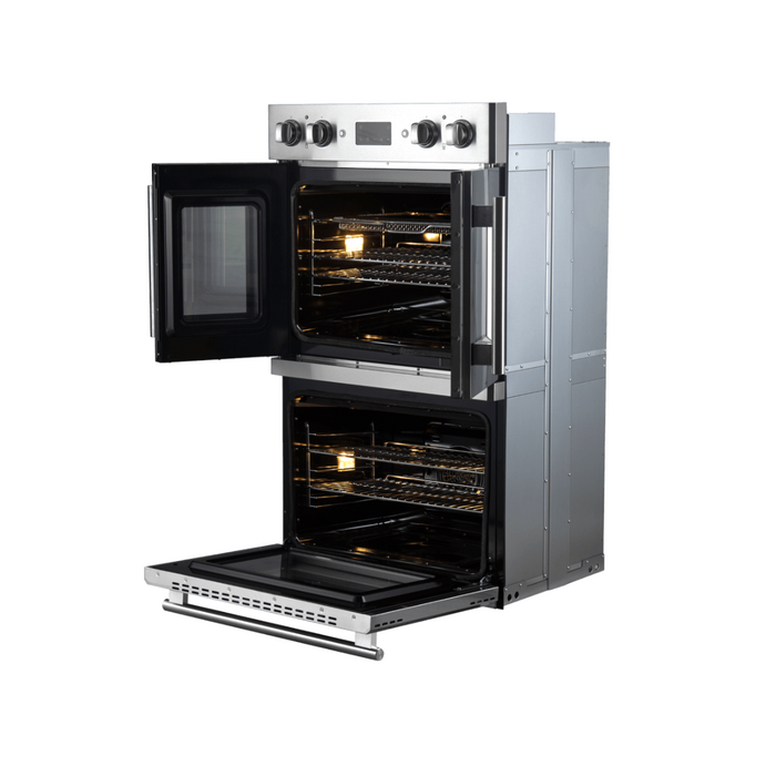 Forno 30" 7.36 Cu. Ft. French Door Double Electric Wall Oven with Air Fry, Self-Clean and Sous Vide, FBOEL1340-30