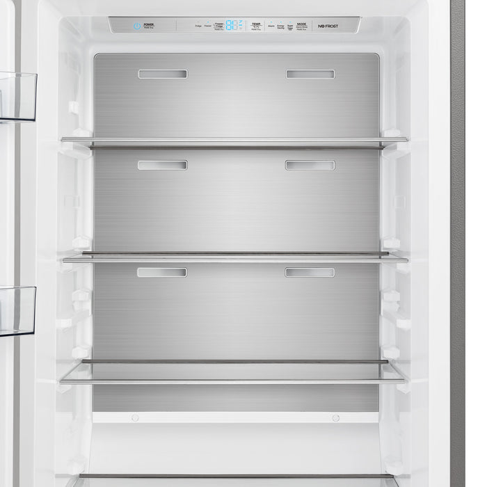 Forno 28" 13.6 cu. ft. Left Swing Convertible Refrigerator/ Freezer with Grill Trim, FFFFD1722-32LS