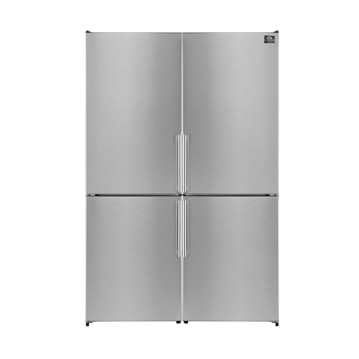 Forno 46.8" Bottom Mount 21.6 cu. ft. Refrigerator in Stainless Steel, FFFFD1778-48