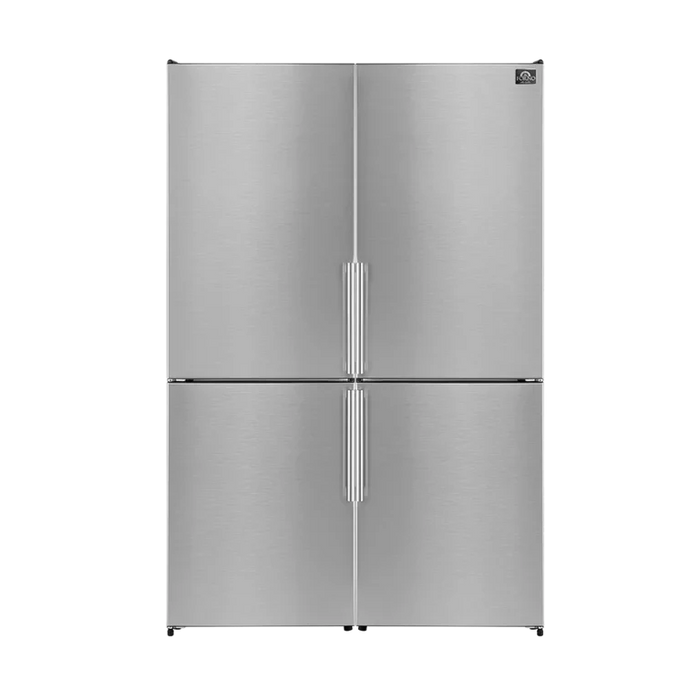 Forno Appliance Package - 48" Dual Fuel Range, Dishwasher, 48" Refrigerator, AP-FFSGS6156-48-11