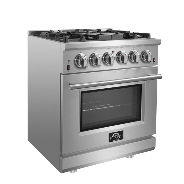 Forno 30″ Freestanding Gas Range with 5 Burners, FFSGS6239-30