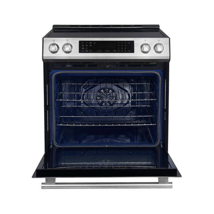 Forno Espresso 30" Induction Range with Air Fry and Self-Clean in Stainless Steel and Silver Handles, FFSIN0905-30