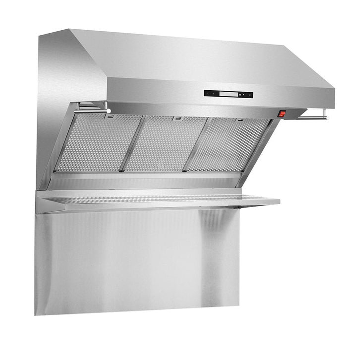 Forno 36 in. 1,200 CFM Wall Mount Range Hood and Back Splash, FRHWM5029-36HB