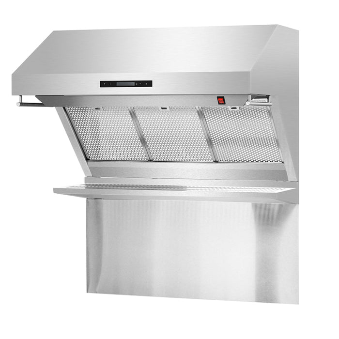 Forno 36 in. 1,200 CFM Wall Mount Range Hood and Back Splash, FRHWM5029-36HB