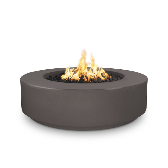 The Outdoor Plus Florence 42" x 12" Round GFRC Concrete Tall Fire Pit