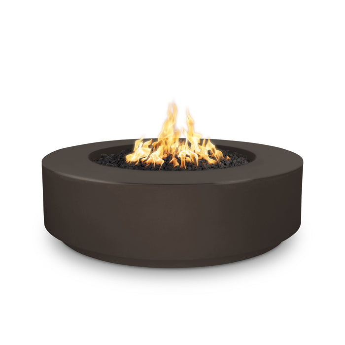 The Outdoor Plus Florence 42" x 12" Round GFRC Concrete Tall Fire Pit