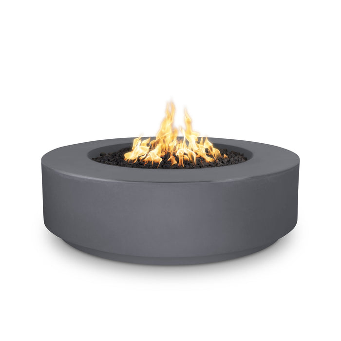 The Outdoor Plus Florence 42" x 12" Round GFRC Concrete Tall Fire Pit