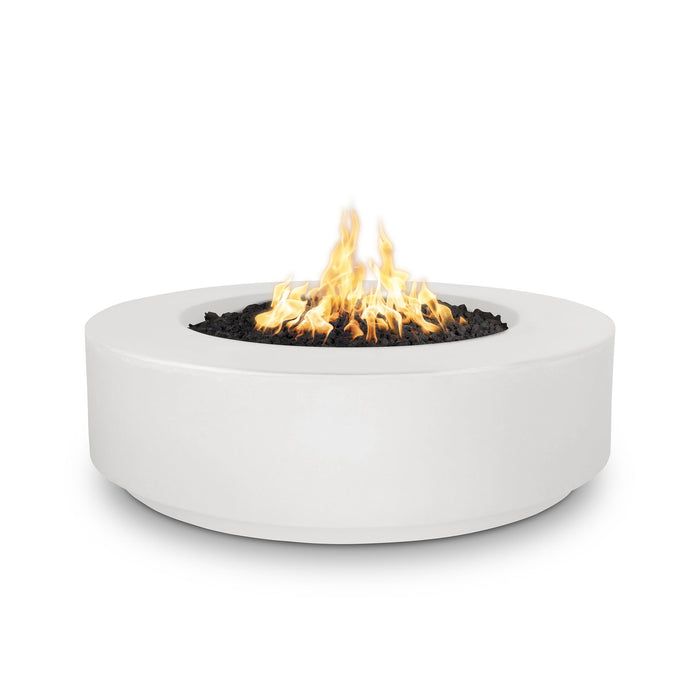 The Outdoor Plus Florence 42" x 12" Round GFRC Concrete Tall Fire Pit