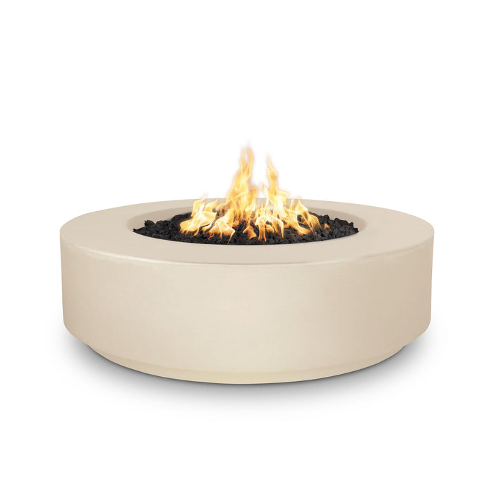 The Outdoor Plus Florence 42" x 12" Round GFRC Concrete Tall Fire Pit