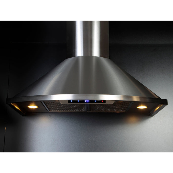 Forno 30 Inch Wall Mount Range Hood in Stainless Steel, FRHWM5010-30