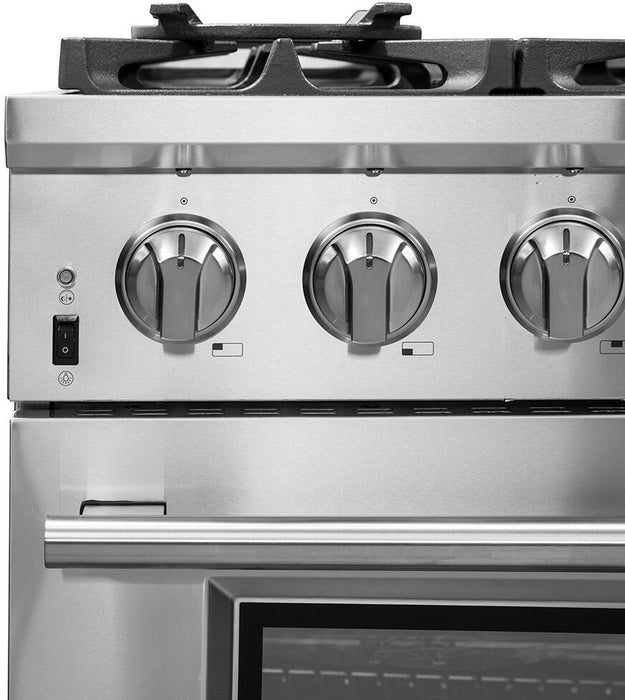 Forno Appliance Package - 36 Inch Pro Gas Range, Range Hood, Refrigerator, Microwave Drawer, Dishwasher, Wine Cooler, AP-FFSGS6260-36-9