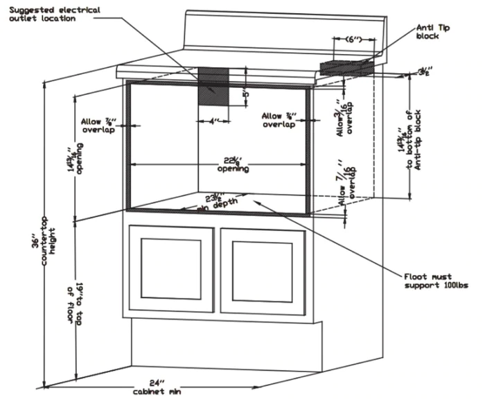 Forno 24" 1.2 cu. ft. Microwave Drawer In Stainless Steel - Professional, FMWDR3000-24