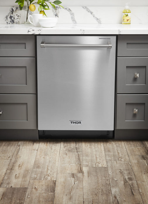 Thor Kitchen Appliance Bundle - 36 In. Propane Range in a 4 Piece Kitchen Set, AB-LRG3601ULP-3
