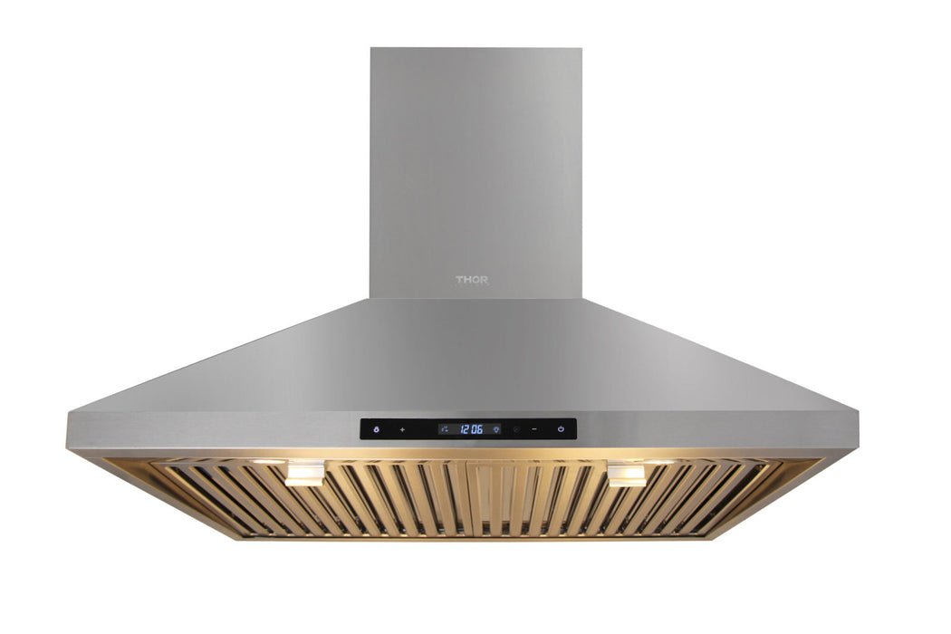 Thor Kitchen 30" Wall Mount Range Hood in Stainless Steel, HRH3007