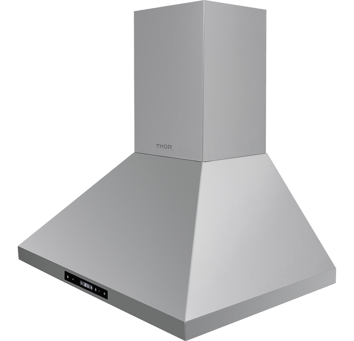 Thor Kitchen 30" Wall Mount Range Hood in Stainless Steel, HRH3007