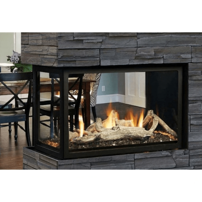 Kingsman 43" MCVP42 Multi-sided Clean View Peninsula Direct Vent Gas Fireplace