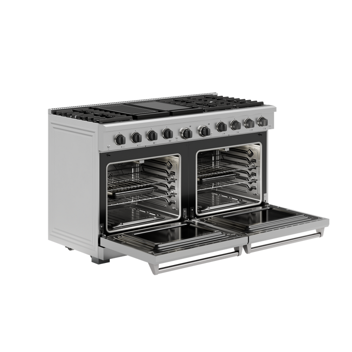 Thor Kitchen 60" Double Oven Gas Range, LRG60E