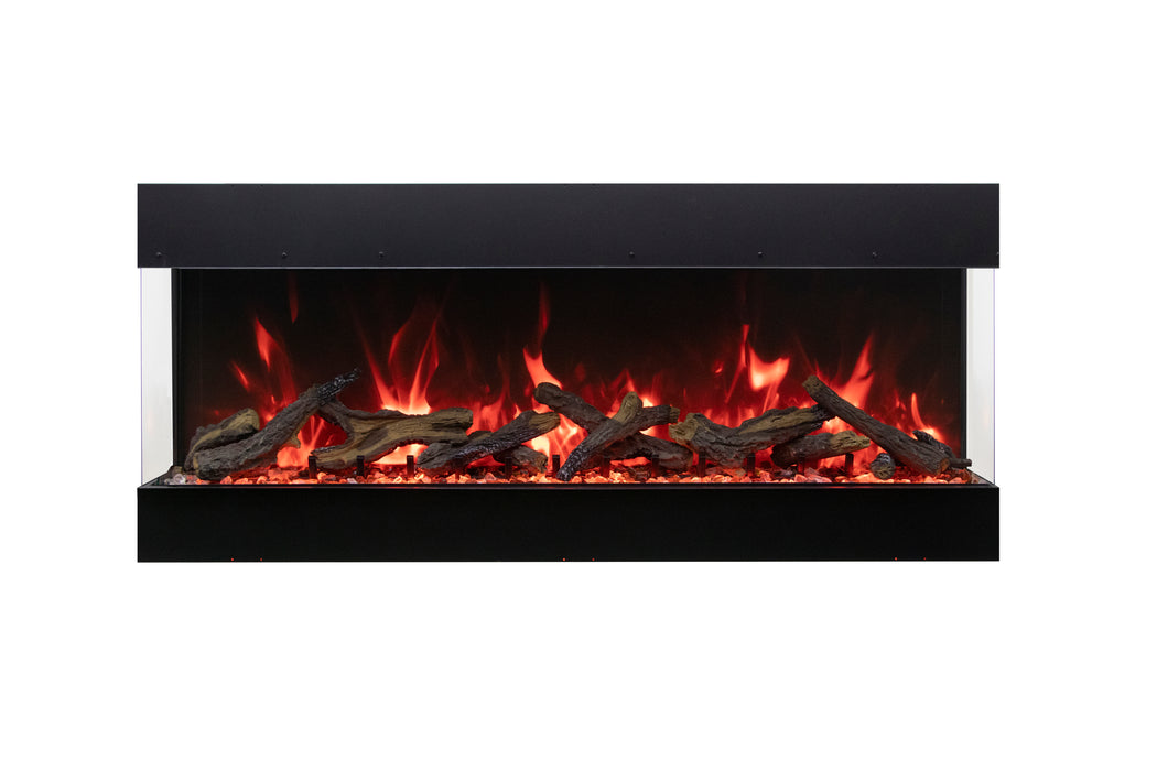 Amantii Tru View Bespoke 65" 3 Sided Indoor / Outdoor Electric Fireplace