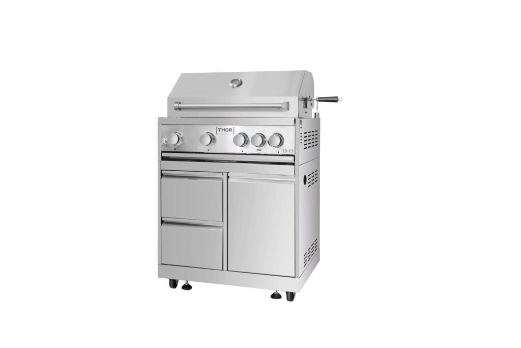 Thor Kitchen Pro Style Grill Cabinet in Stainless Steel, MK03SS304