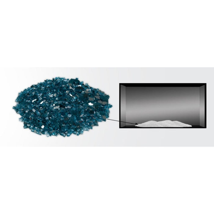 Majestic 12 Lbs. Sapphire Crushed Fire Glass Media