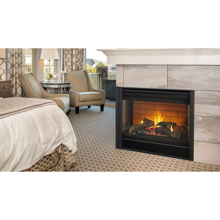 Majestic 36" Right/Left Corner Traditional Direct Vent Gas Fireplace