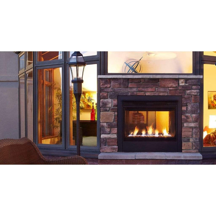 Majestic Twilight Modern 36" See-Through Indoor/Outdoor Gas Fireplace