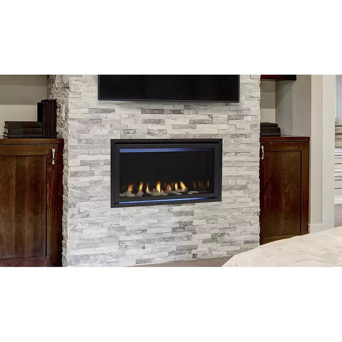 Majestic Jade 32" Linear Contemporary Direct Vent Natural Gas Fireplace With IntelliFire Touch Ignition System