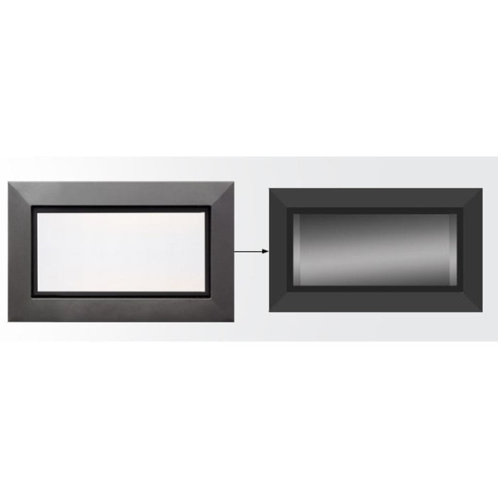 Majestic PFF-36-CH-C Charcoal Picture Frame Front for Echelon II 36" Gas Fireplace