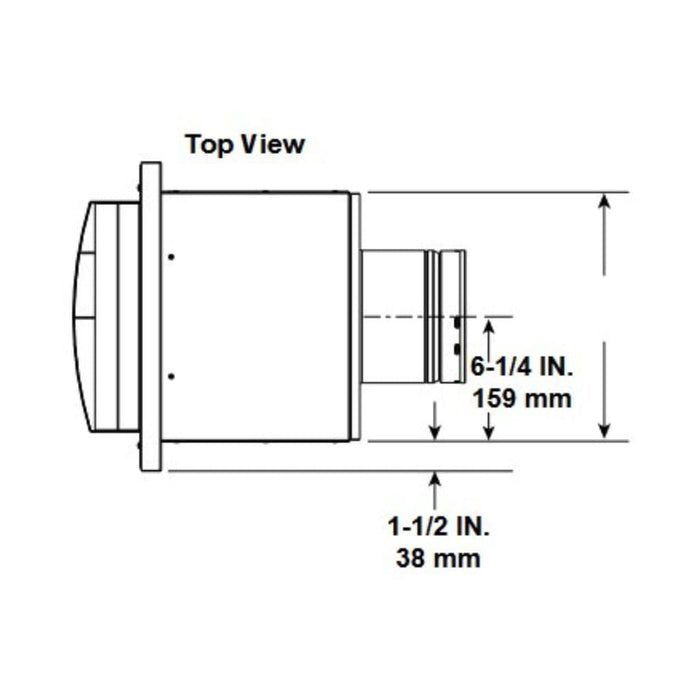 Majestic PVLP-SLP Low Profile Power Vent