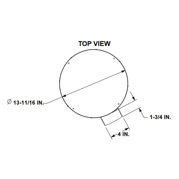 Majestic PVV-SLP Vertical Power Vent