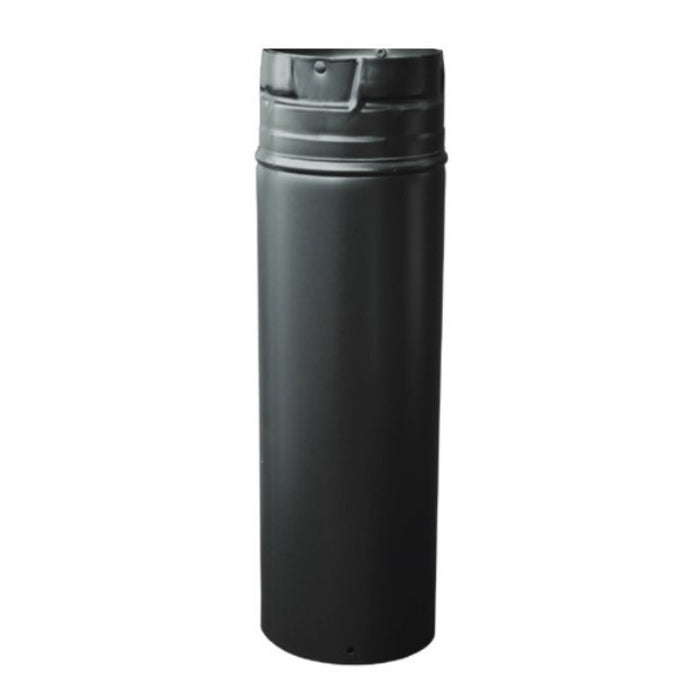 Majestic PelletVent Pro DV-4PVP-12AB 3" x 12" Black Pipe Extension